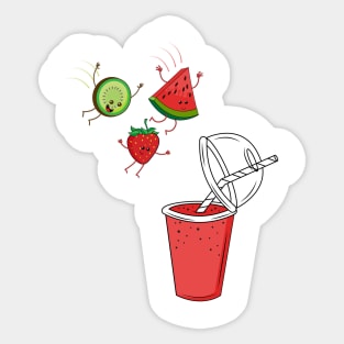 Fruit Smoothie Design Sticker